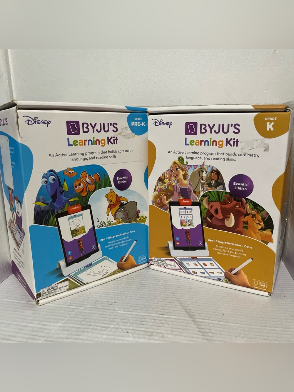 Lot 2 BYJU'S Disney Learning Kit Pre-K & Grade K Osmo Educational Set NOB